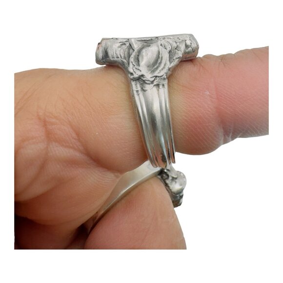 Peter Rabbit Alphabet Broken China Ring & 1847 Rogers Bro 3X SP Spoon Handle 7.5 - Picture 10 of 17